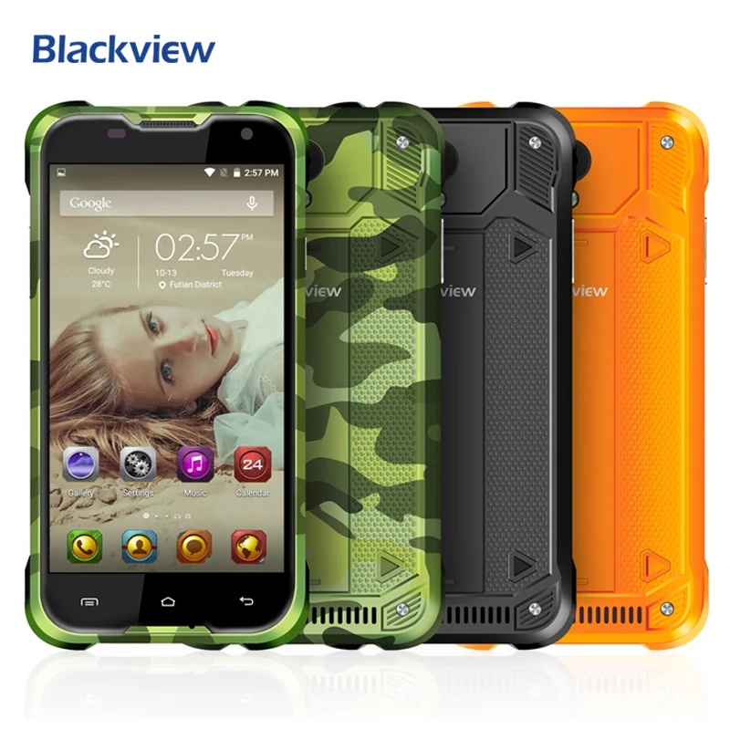 Blackview BV5000 Mobile Phone 5 inch 1280x720 HD MTK6735 Quad Core Android 6 0 2GB RAM