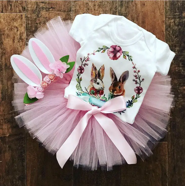 newborn baby girl easter outfit