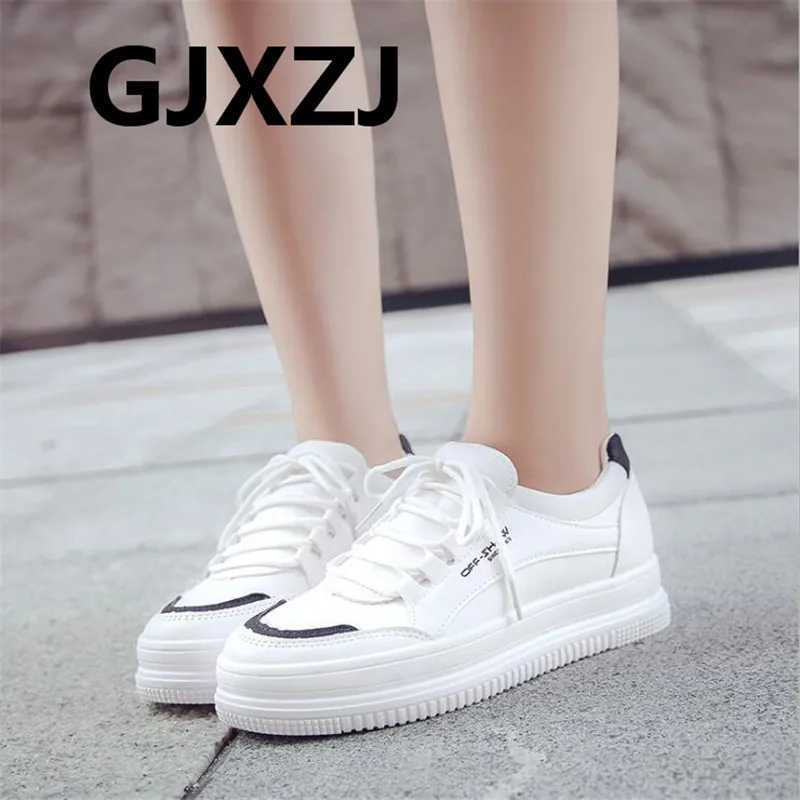 

Outdoor soft bottom breathable comfortable casual autumn new student female Harajuku wild thick white casual shoes