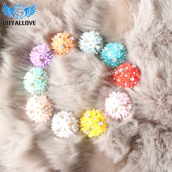 

Beautiful 20mm Resin Rose Crystal Rhinestones Buttons Alloy Shank Diamante Holding flowers Accessories DIY Wedding decoration