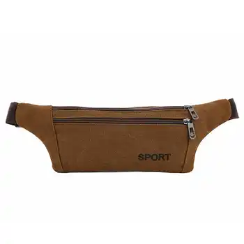 

Casual Waist Bag Zipper Chest Bag Sport Fanny Pack For Women Men