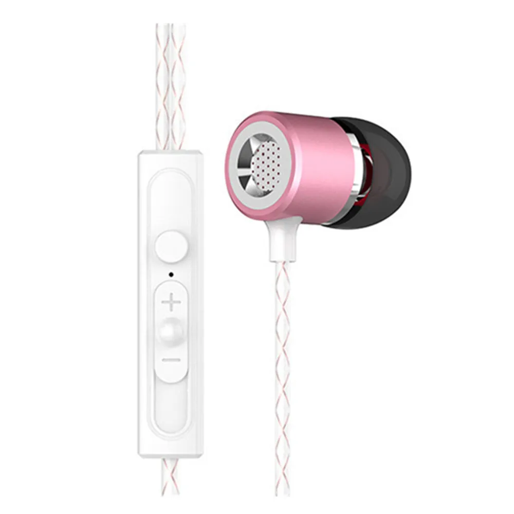 USB Type C Earbud Headphones Extra Bass Noise Cancelling for Xiaomi Huawei