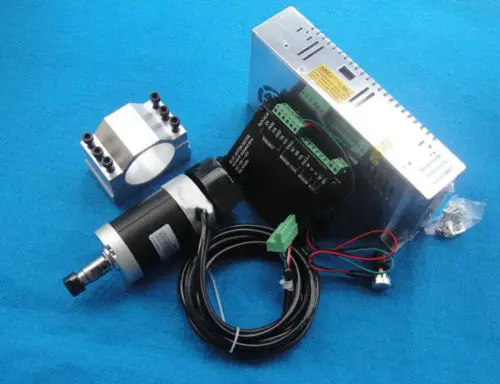 

All in one 400W 48V Air Cooled Spindle Motor+BLDC Motor Controller+Power+Mount 12000r/min