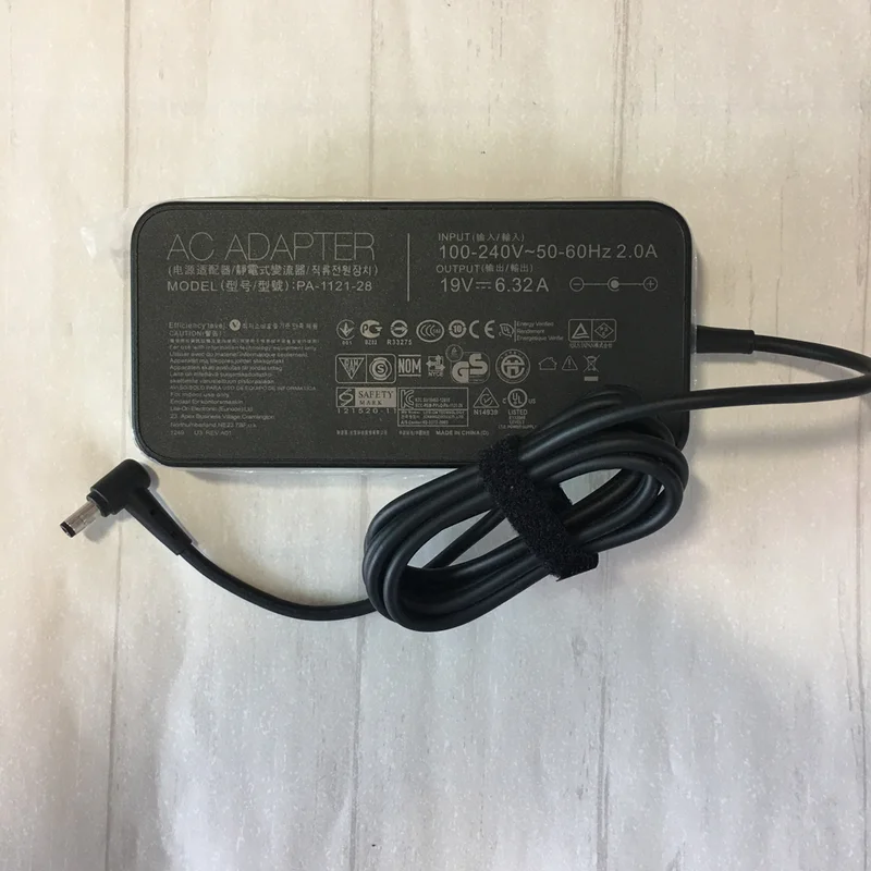 Basix Мощность адаптер Зарядное устройство для Asus 19 V 6.32A 120 W PA 1121 28 ноутбука N550JV DB72T ADP