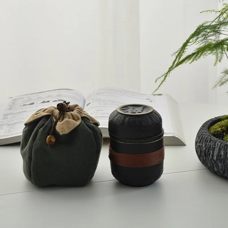 LUWU керамические чайные кружки с фильтрами керамический чайник чайный китайский чайный набор кунг-фу посуда для напитков - Цвет: Black