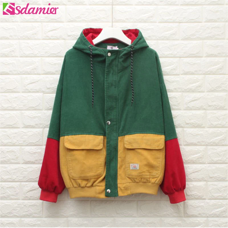corduroy zipper jacket