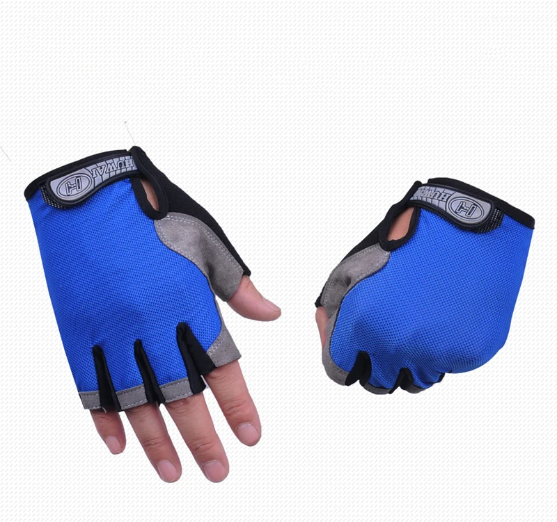 Summer menwomen fitness gloves gym weightlifting cycling yoga bodybuilding training thin breathable non-slip half finger gloves (41)