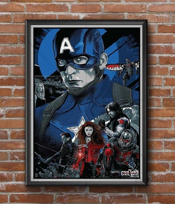 

5D DIY Diamond Painting Captain America Diamond Embroidery Painting Cross Stitch Rhinestone Decoration needlework wall picture