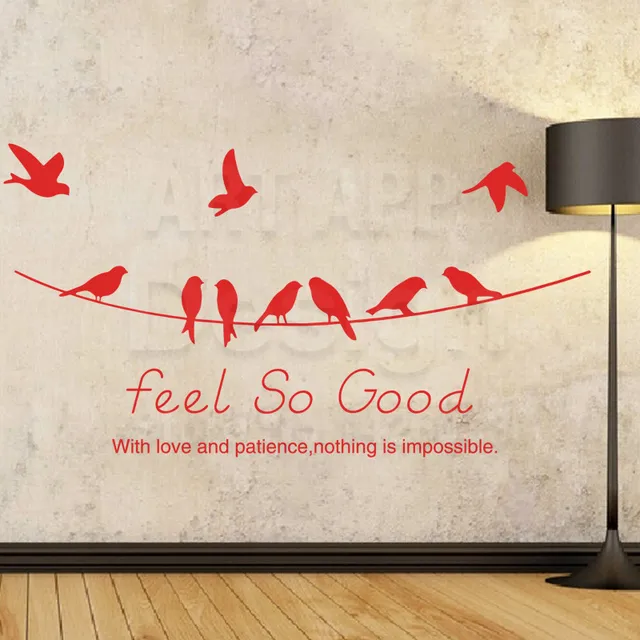 online shop art new design home decor vinyl love words wall stickers