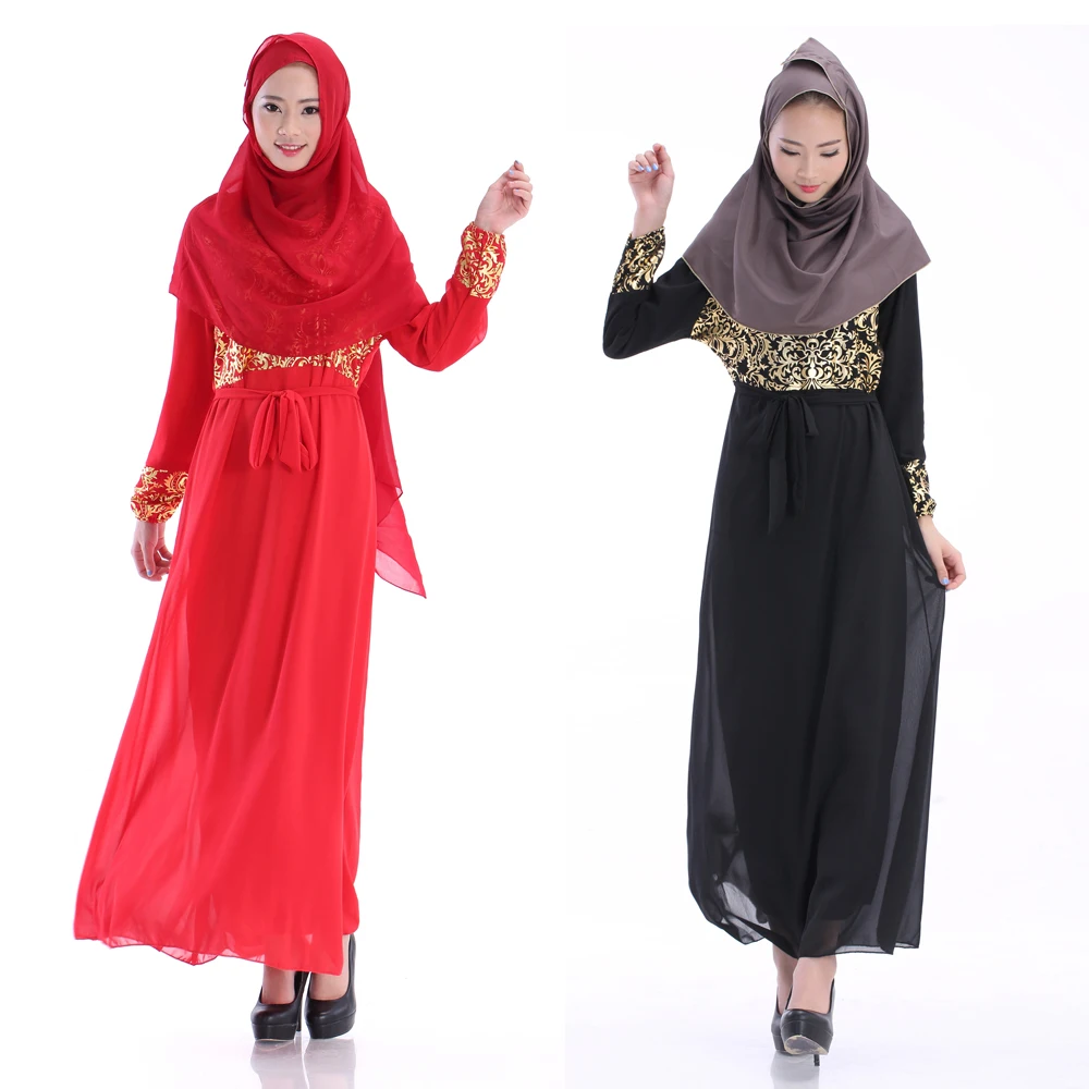 Hot Chiffon Abaya Elegant Turkish Abaya Women Muslim Dress Dubai Arabia