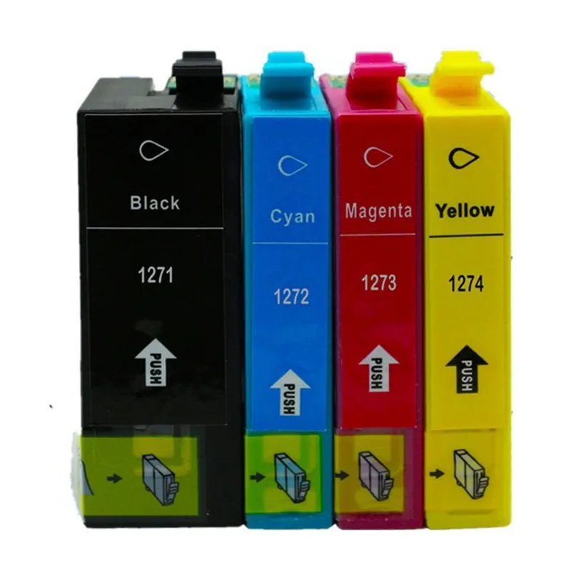 Replacement 8 x T1271 E 1271 T127 T1274 Ink Cartridges For Epson Stylus NX530 NX625 Workforce 60 