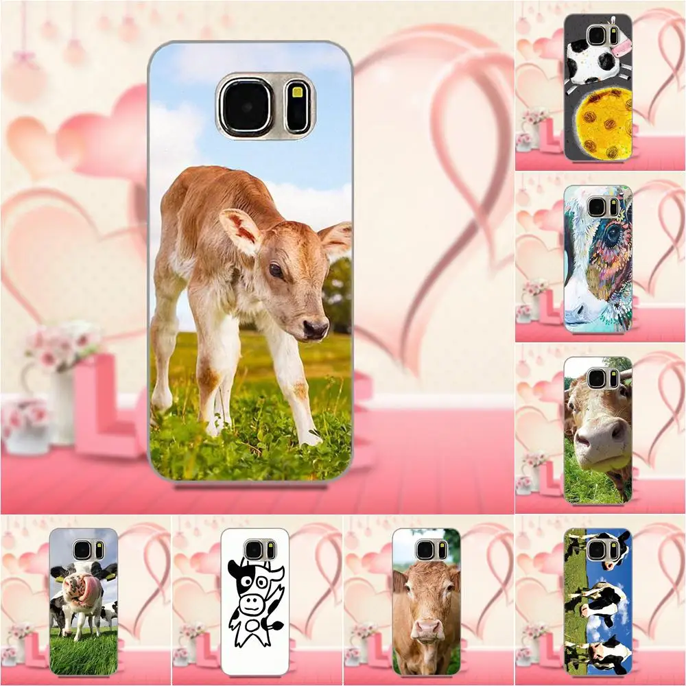 Oedmeb для Apple iPhone 4 4S 5 5C 5S SE 6 6S 7 8 Plus X For LG G3 G4 G5 G6 K4 K7 K8 K10 V10 V20 красочная корова|Бамперы| |