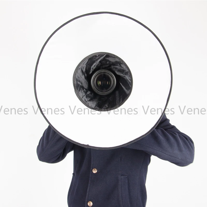 

New listing 45cm/18" Ring Flash Diffuser Collapsible Magnetic Round Softbox