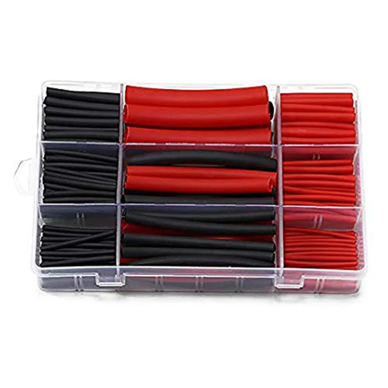 

270 pcs/set Dual Wall Adhesive Heat Shrink Tubing Kit 6 Sizes in Box CLH@8
