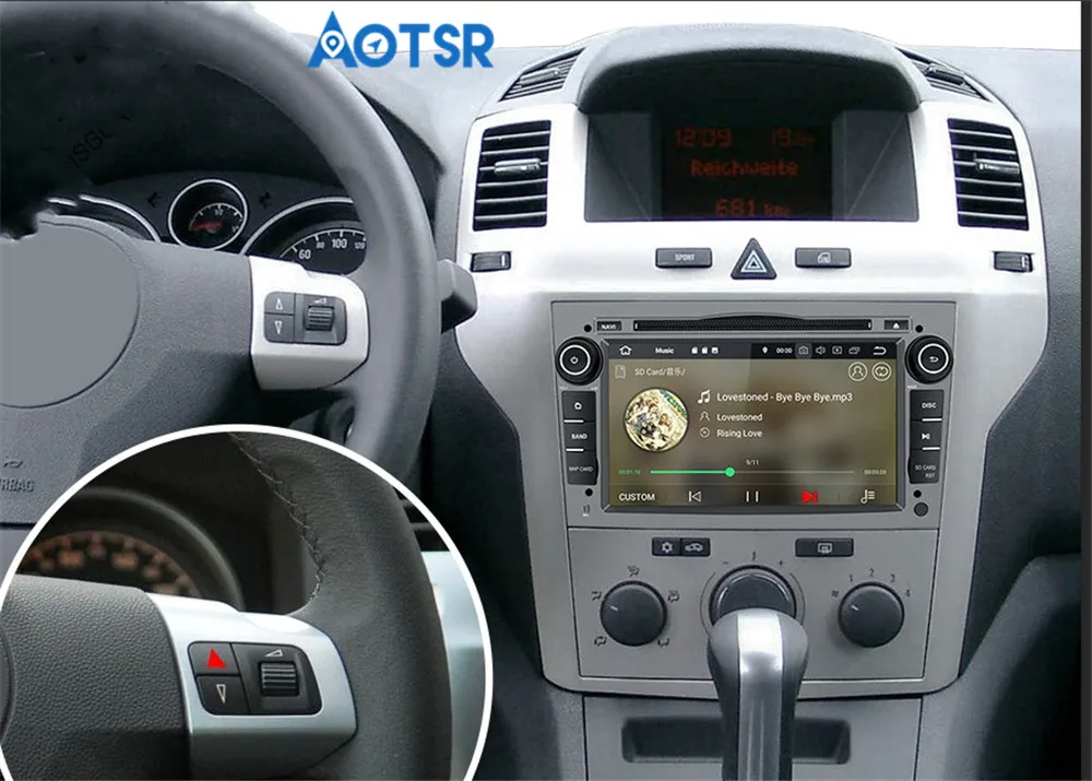 Discount Opel Android 9.0 Car Multimedia Player 2 Din Android 9.0 Opel DVD GPS For Astra Meriva Vectra Antara Zafira Corsa Vauxhall IPS 1