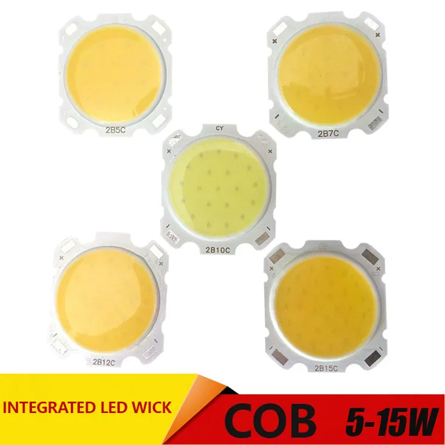 Светодиодный чип Epistar COB высокой мощности 5 Вт 7 10 12 15 15-46 В постоянного тока