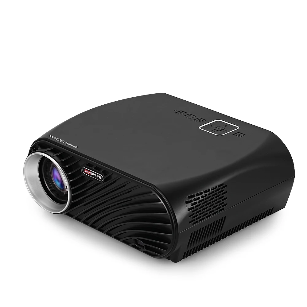 VIVIBRIGHT GP100 проектор Full HD 3200 люмен 1080P светодиодный ЖК-дисплей домашний кинотеатр видео проектор Встроенный стерео динамик