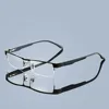 Higodoy Metal Reading Glasses Men Women Prescription Eyeglasses Clear Lens Presbyopic +1.0 ► Photo 2/5