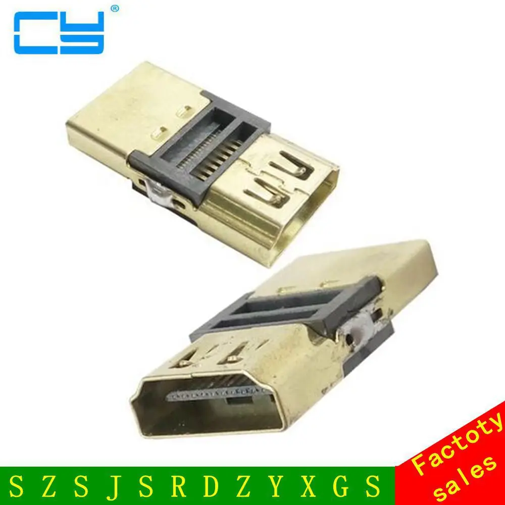 DIY HDTV 4.1 F/F HDMI Female Coupler Extender Adapter To HDMI Female Plug For 1080P HDMI Cable Extension Connector Converter