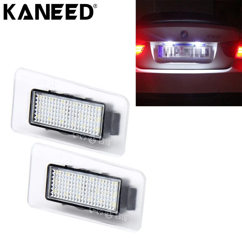 KANEED License Plate Light Lamp For Hyundai 18 LED SMD 3528 Auto Number