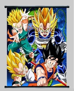 

Japanese Anime Dragon Ball Z Wall Scroll Poster Fabric Home Decor Posters 40*60cm