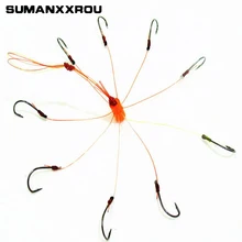 Крючок для наживки рыболовные наборы крюков открытый рыболовный крючок Anzol Anzois снасти Карп рыболовные аксессуары рыболовные снасти с 9 крючками YG24