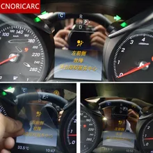 CNORICARC Auto cruscotto pannello di protezione dello schermo di copertura decorazione assetto per Mercedes Benz classe C W205 GLC200 260 300 2015- 18