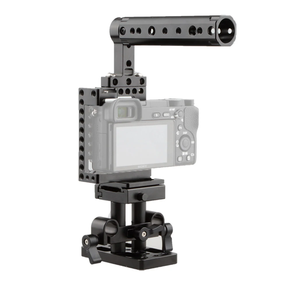 Клетка CAMVATE с базовой пластиной QR для A6500 A6400 A6300 A6000 C1796|c&c cage|quick releasecages for |