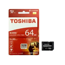 Toshiba u3 speicherkarte 64 gb sdxc max bis 90 mb/s micro sd karte class10 + adapter