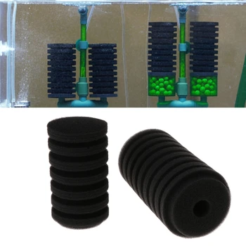 

1pcs S/L Black Aquarium Filter Sponge For QS Filter Fish Tank Air Pump Biochemical Replacement for aquarium