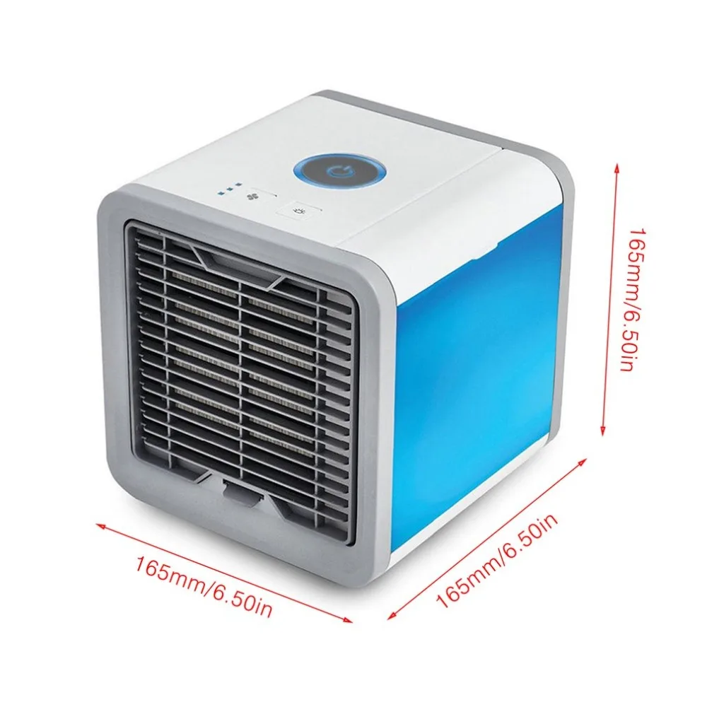

Portable Mini Air Cooler Air Arctic Air Conditioner Soothing 7 Colors LED Light Humidifier for Home Office Drop shipping