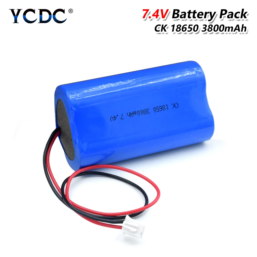 

YCDC 7.2 V / 7.4 V 18650 lithium battery 3800 mA Rechargeable battery pack megaphone speaker protection board With XH Plug