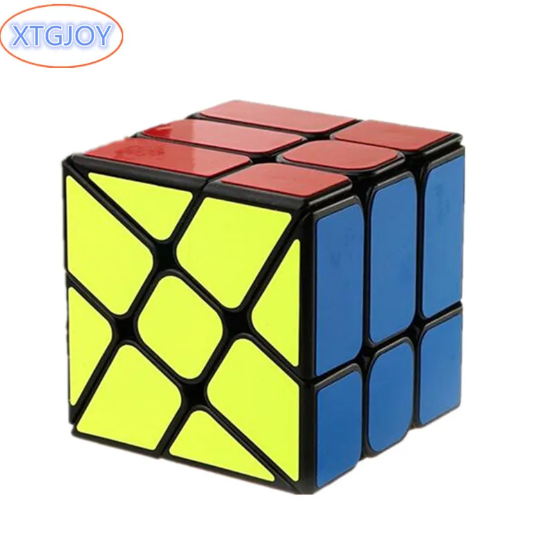 1Pcs Newest Ultra smooth Magic Alien Cubes 57mm Professional Speed Magic Cube Learning Educational Twist Puzzle