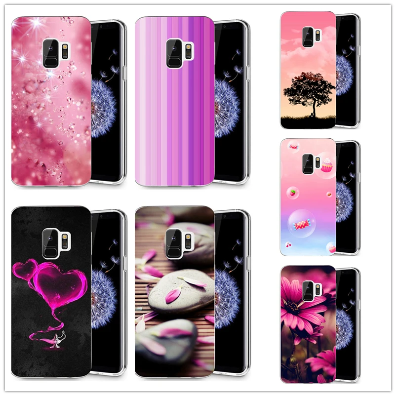 Для samsung Galaxy S3 S9 S9Plus S8 плюс S7 края Примечание 8 ТПУ мягкий розовый любовь пейзаж