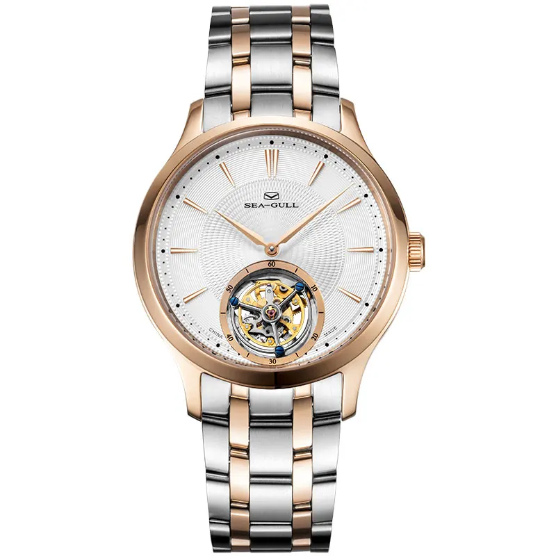 

Seagull Tourbillon Mechanical Watch Roman Numeral Manual Wind 517.12.8811 Men's Watch with certification paper
