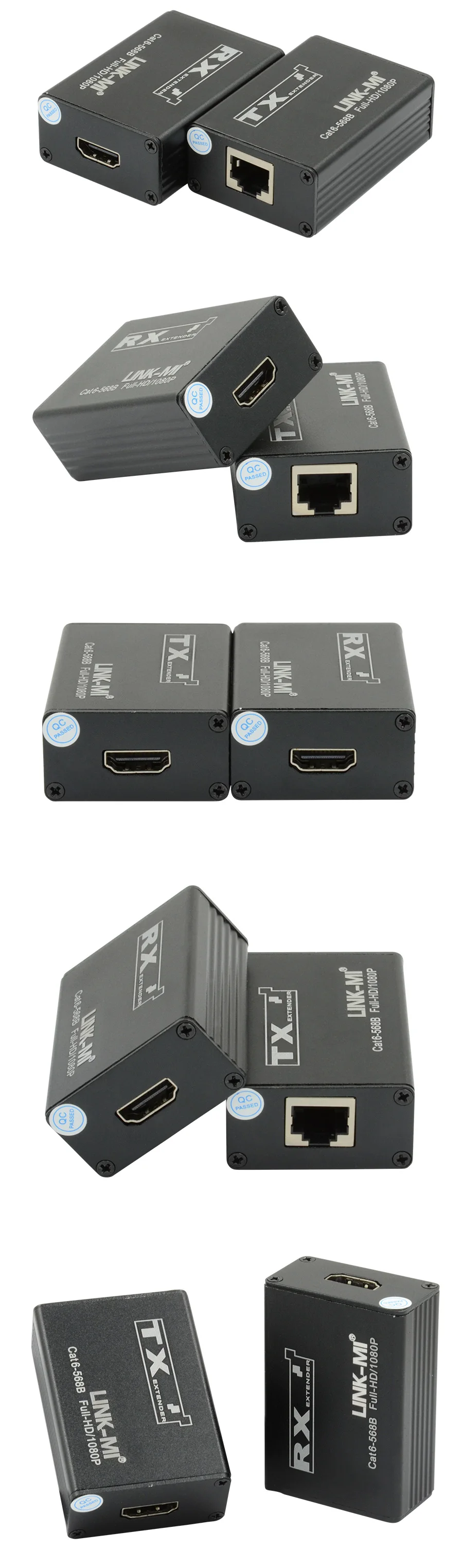 LINK-M 30 м HDMI Extender 1080 P более CAT6 RJ45 Ethernet Plug and play видеомагнитофон