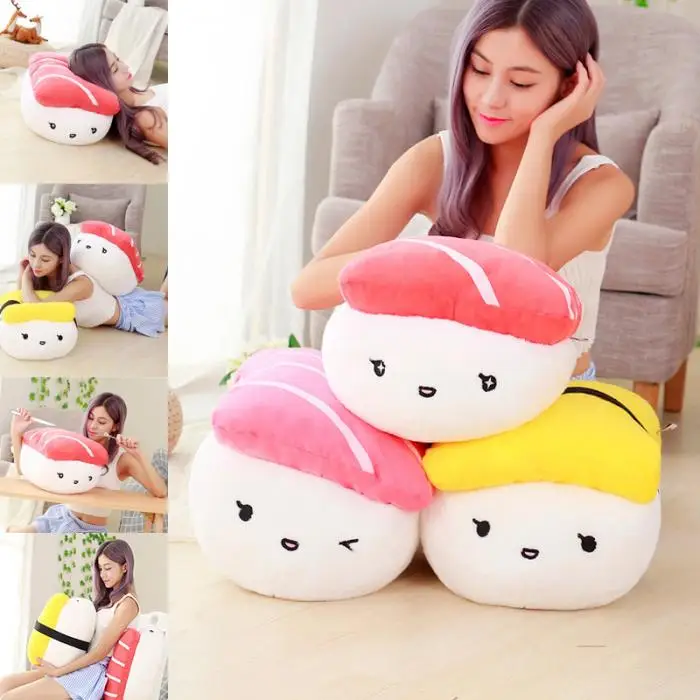 Brinquedos de Pelúcia Presentes para Crianças Japão Sushi Forma Recheado Macio Sofá Almofada Bm88 1 pc 4 1 pc japão sushi forma brinquedos de