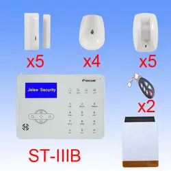 Горячий продукт Английский/Датский меню главная охранная сигнализация поддержка GSM PSTN двойного сети беспроводной детектор занавес