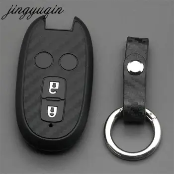 Keyforkess Smart Key custodia in carbonio per Suzuki Stingray Wagon R trambusto MH23S MH34S Alto Spacia Solio FOB Remote Keyless Car Styling