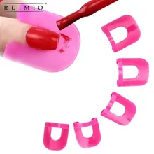 26 шт./Набор для полировки ногтей анти-перелив зажим маникюрный Щит протектор таблетки доказательство ногтей Моделирование Набор для полировки ногтей клей анти Предотвращение