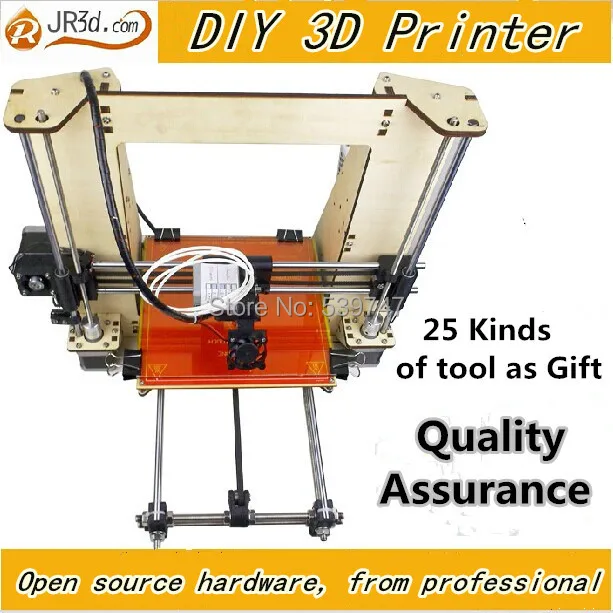 NEW 3d printer REPRAP PRUSA I3 DIY KIT 3D Model Print DIY full KIT 25 kinds of tool as Gift (NOT Assembly)