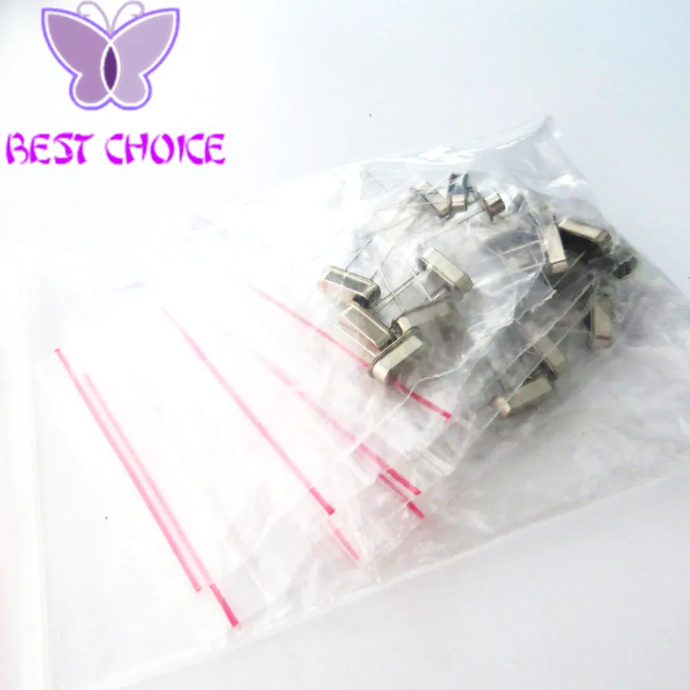

New original 35pcs 32.768KMHZ 6MHZ 8MHZ 11.0592M 12M 16M 20M Crystal Oscillator HC-49S Assortment Kit