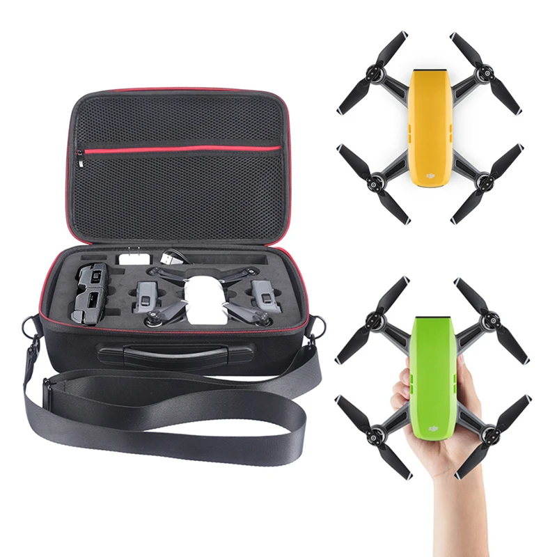 DJI Portable Hard Shell Storage Handbag EVA Lining Waterproof Carrying Bag Suitcase Box Case Large Capacity for DJI Spark Drone  (1)_