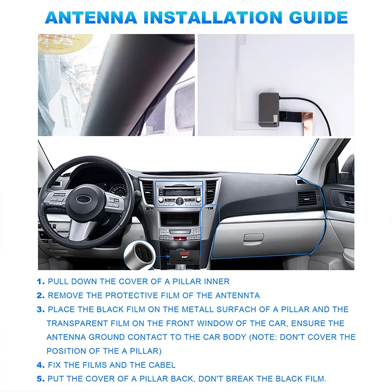 Новый dab android usb для универсального автомобиля DVD DAB автомобильный Радио тюнер