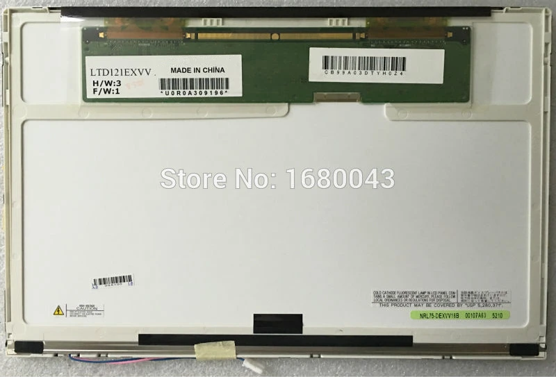 LTD121EXVV fit LTN121AT02 LTN121W1-L03 B121EW03 V.0 N121I3-L01 LTN121AT01 LTD121EXEV 20PIN XJ Laptop LCD Screen | Компьютеры и офис