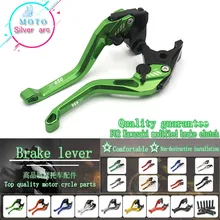 Levier de frein et d'embrayage, en aluminium CNC 3D, losanges réglables, pour moto Kawasaki Z650 2017 Z 650