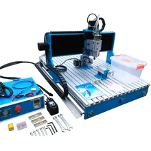 4axis CNC Lathe Woodworking Machine Linear Guide Rail 1.5KW 4 axis CNC 6040 Engraving Machine USB / Parallel port