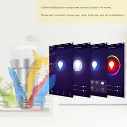 Новая Горячая Wi-Fi умная лампочка с регулируемой яркостью многоцветный светодиодный лампы для Amazon Alexa Google Home