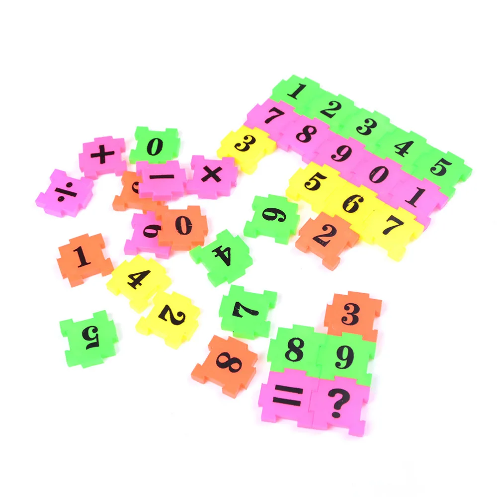 

Math Toys Funny Game Toys 36 Pcs/lot Baby Early Learning Number Digital Add Subtract Multiply Divide Children Kids