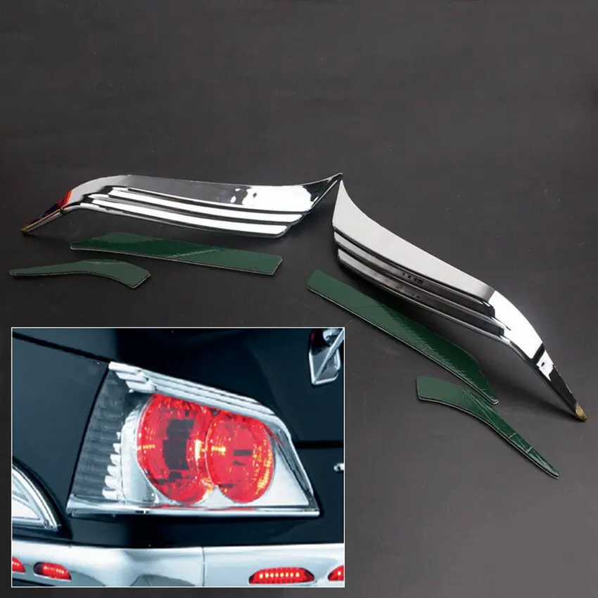 

For Honda Goldwing GL1800 2012 2013 2014 2015 2016 2017 2001 2002 2003 2004 2005 Trunk Tail Light Decor Trim Accent